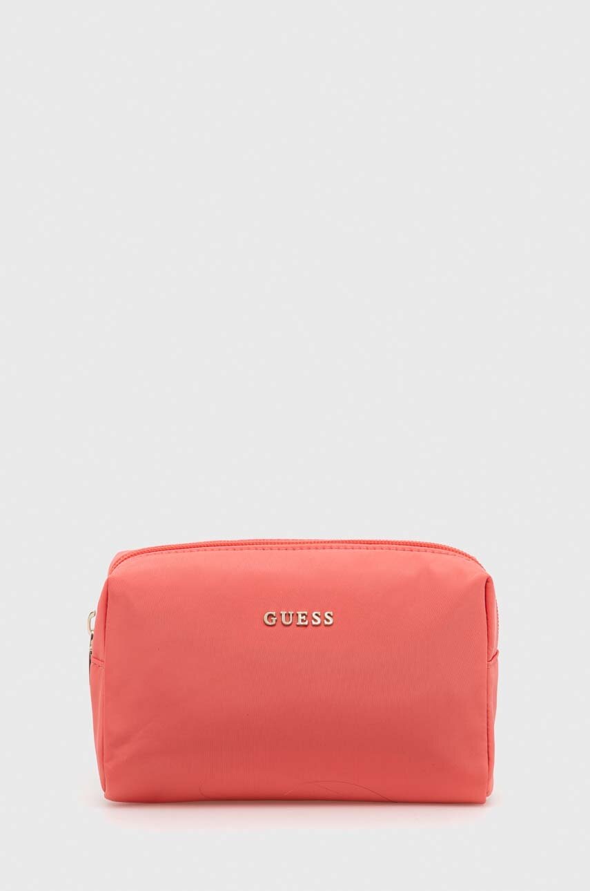 

Косметичка Guess колір рожевий