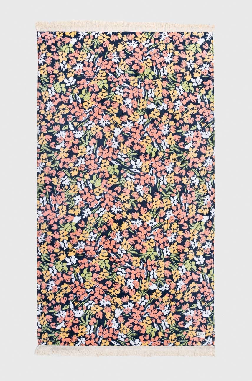 Roxy prosop din bumbac culoarea albastru marin