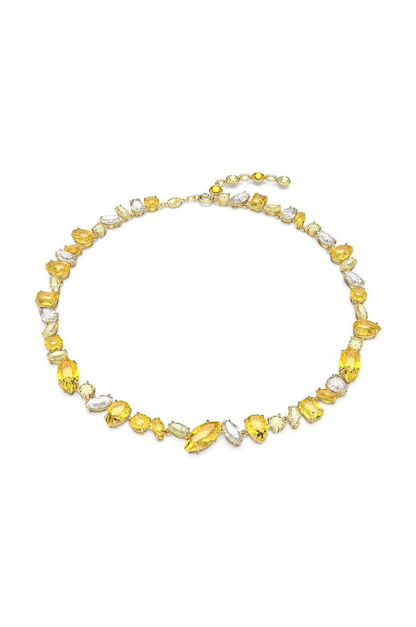 Náhrdelník Swarovski 5652800 GEMA - žlutá -  Svarovského krystal