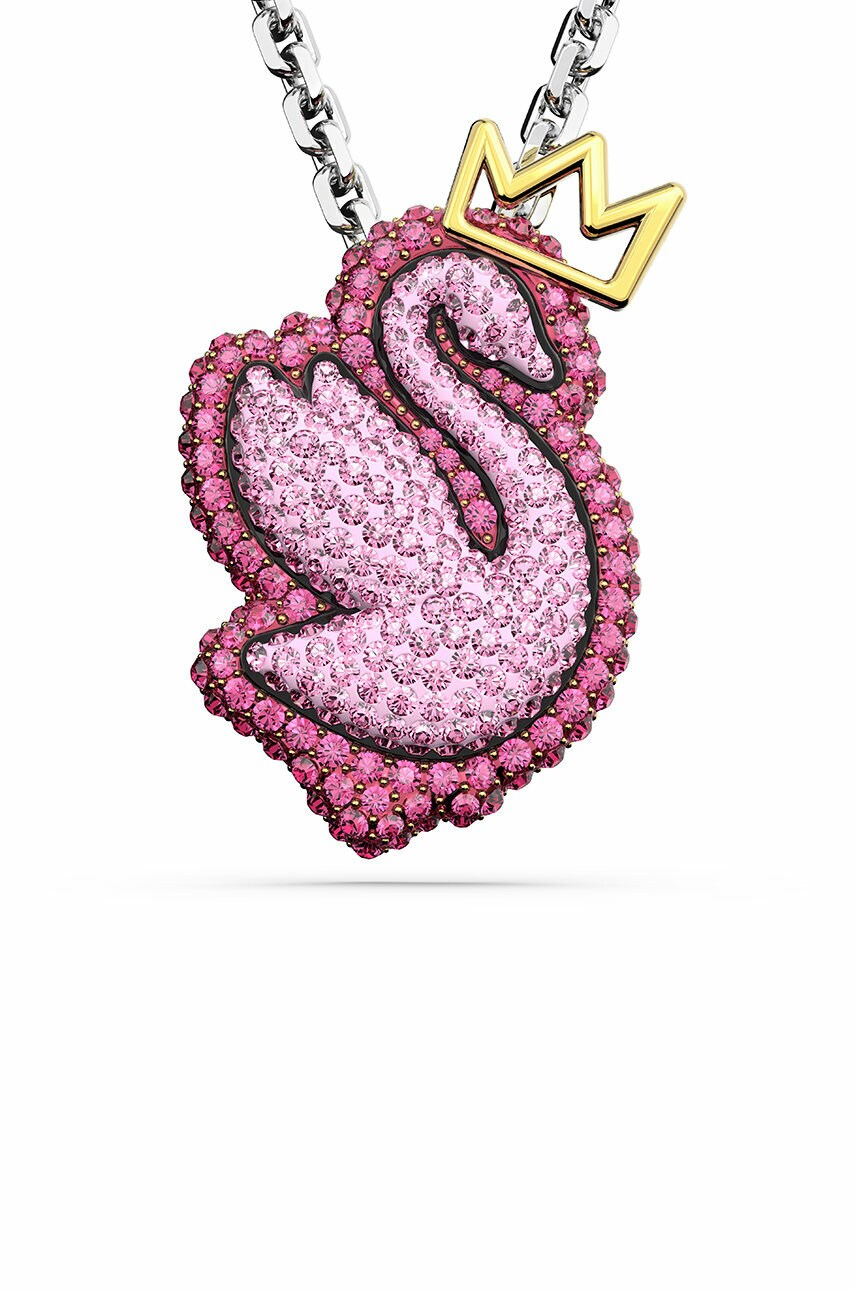 

Колие Swarovski POP SWAN, Розов
