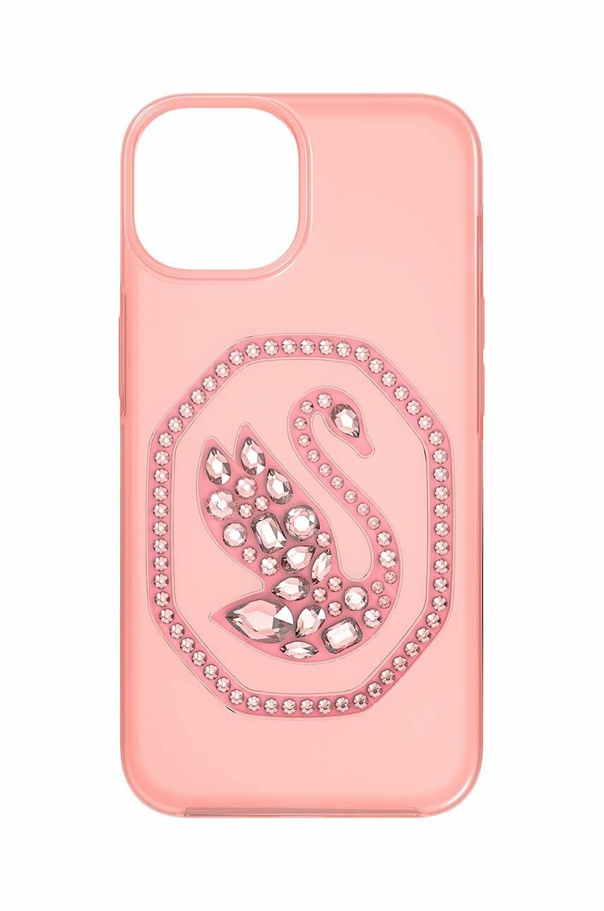 

Кейс за телефон Swarovski 5649849 SIGNUM 14 в розово, Розов