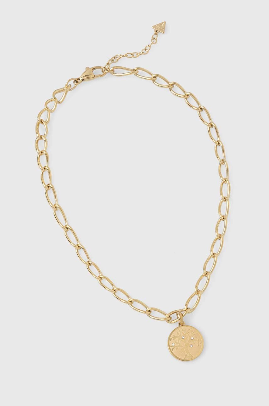 

Позолочене кольє Guess