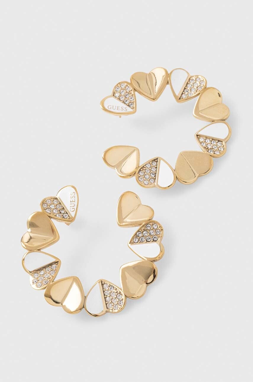 

Обици Guess, Бял