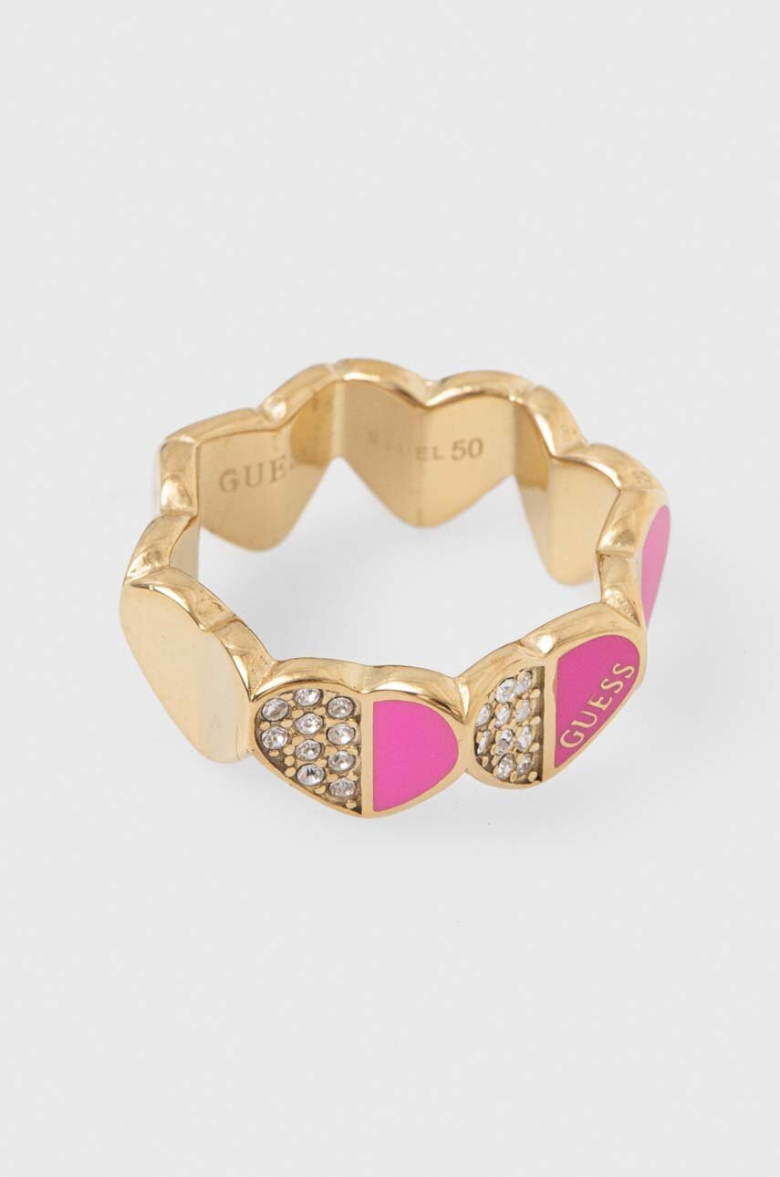 

Пръстен Guess, Розов