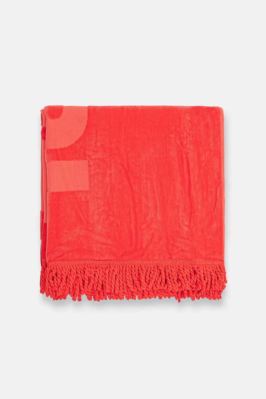 Хлопковое полотенце Rip Curl цвет красный