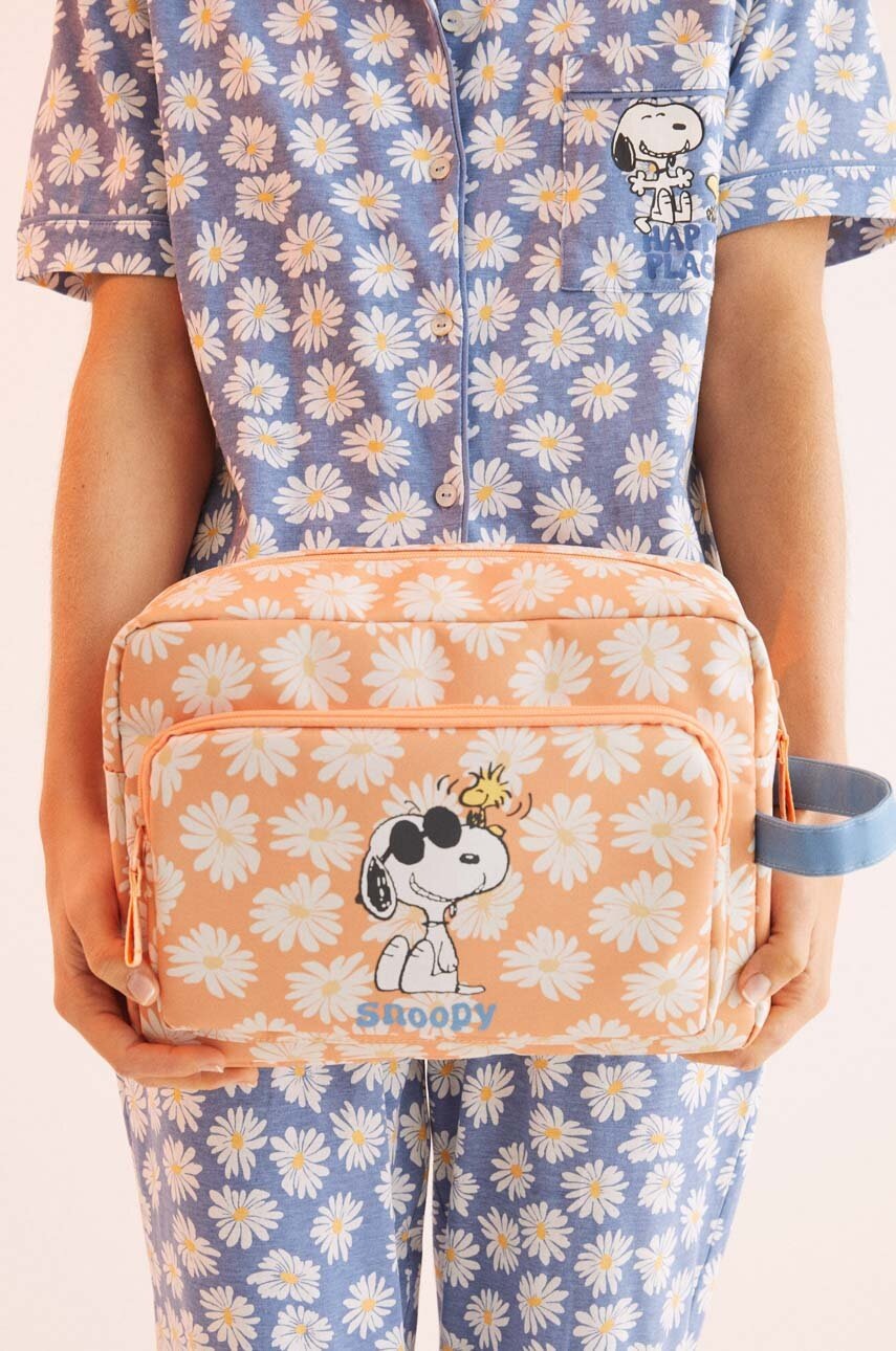 

Косметичка women'secret Snoopy колір помаранчевий 4845532