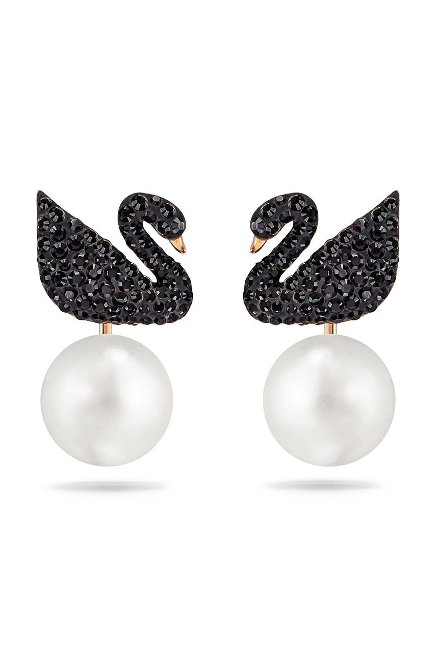 

Обици Swarovski ICONIC SWAN 5193949, Черен