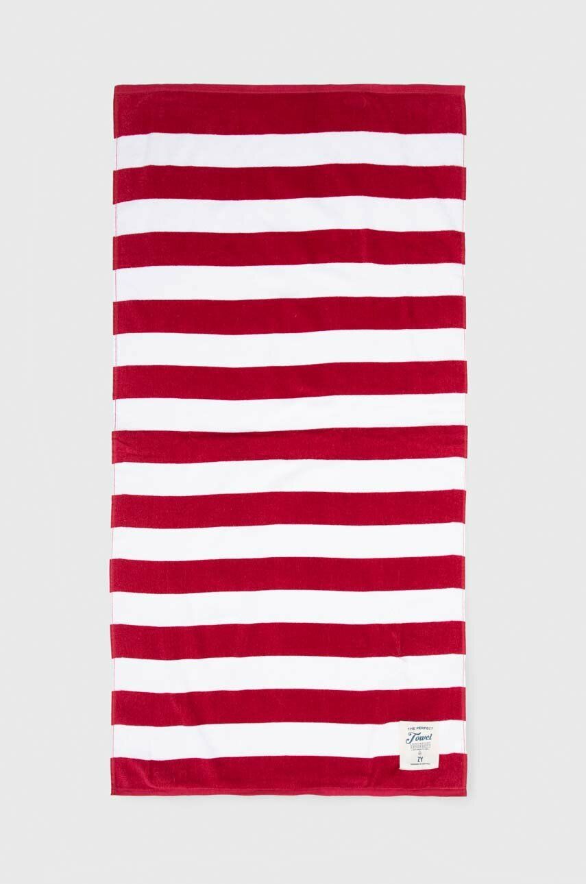 Dětský bavlněný ručník zippy fialová barva - červená -  100 % Bavlna