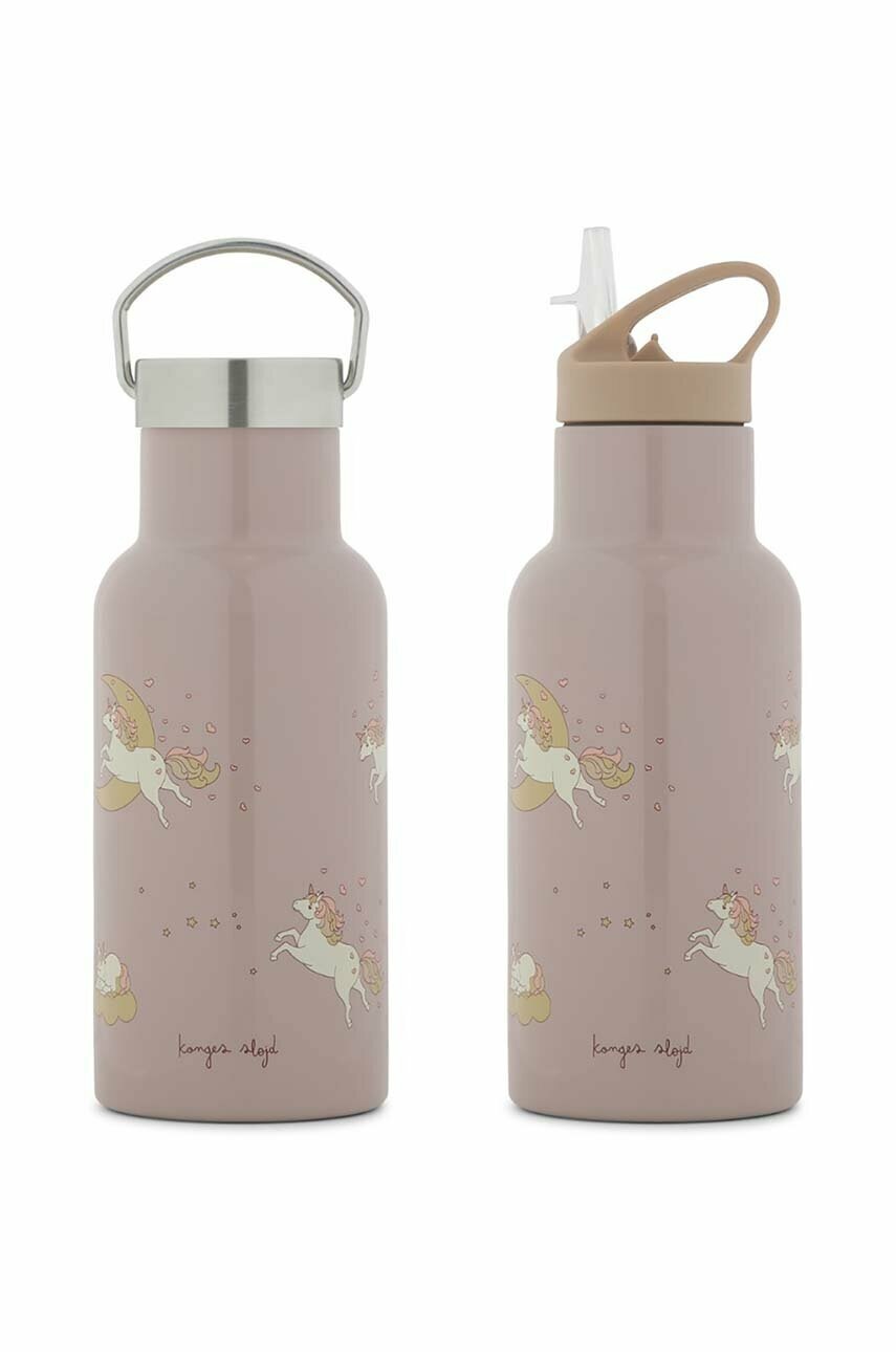 

Детска термобутилка Konges Sløjd 350 ml, Кафяв