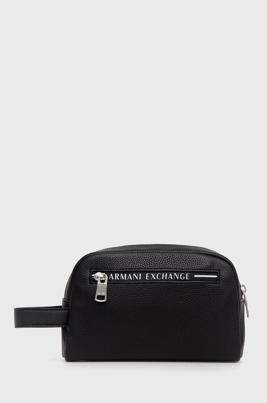

Косметичка Armani Exchange цвет чёрный