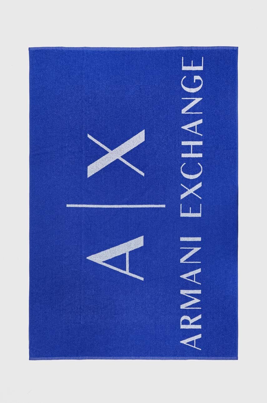 

Кърпа Armani Exchange в тъмносиньо, Тъмносин