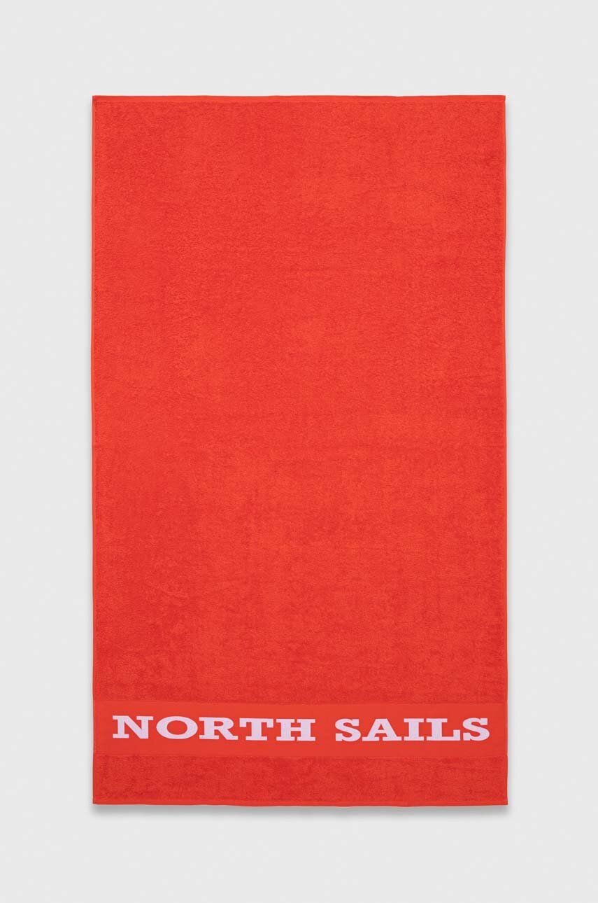 North Sails prosop din bumbac culoarea portocaliu