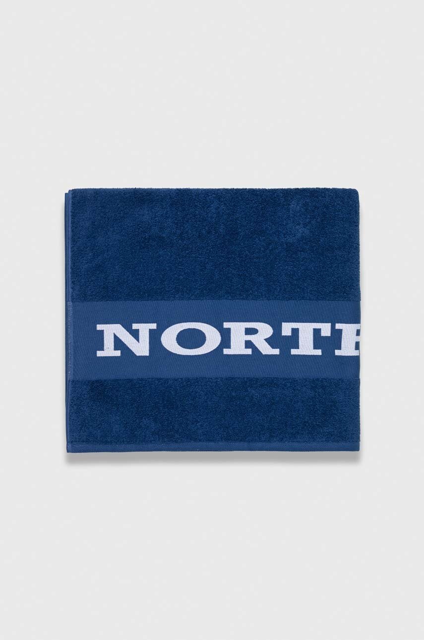 

Хлопковое полотенце North Sails цвет синий