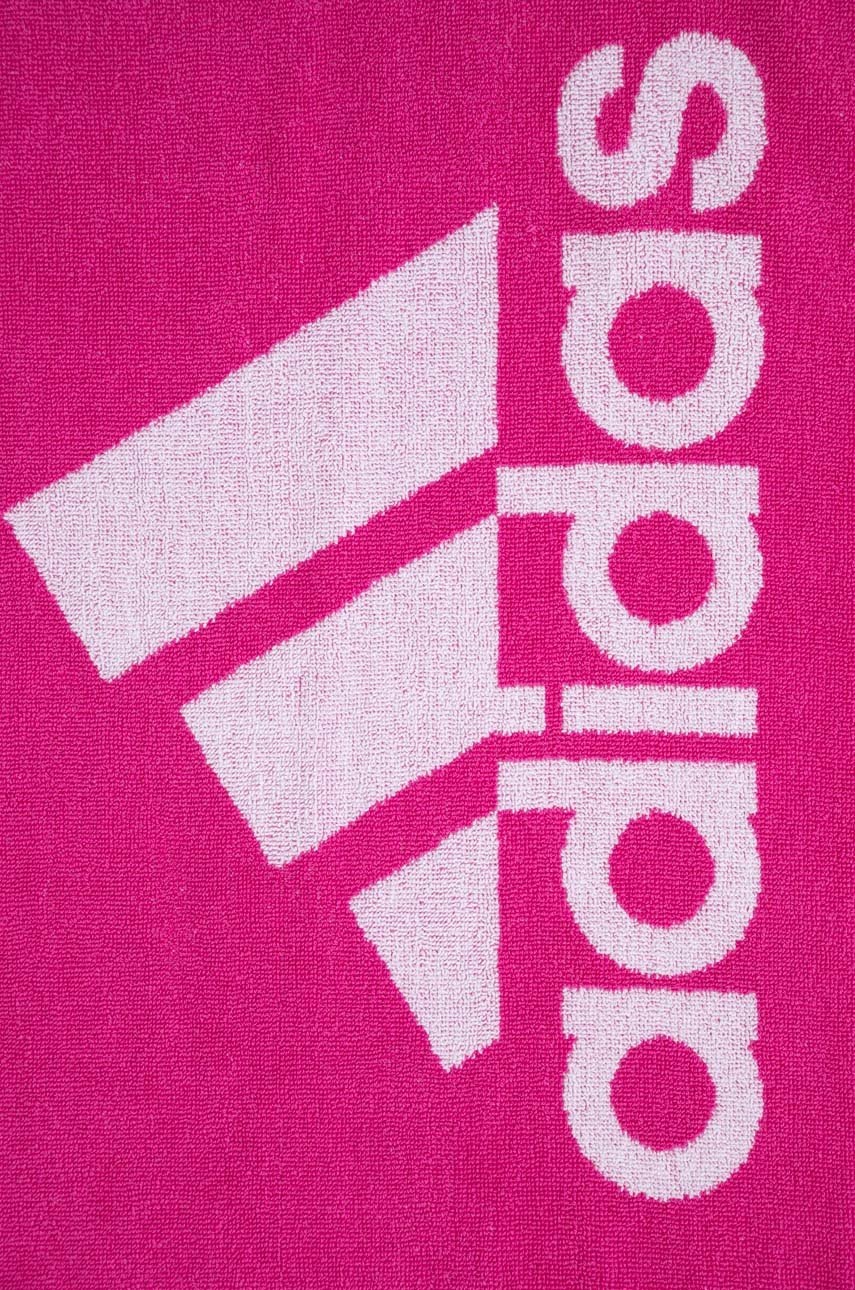 

Рушник adidas Performance колір рожевий