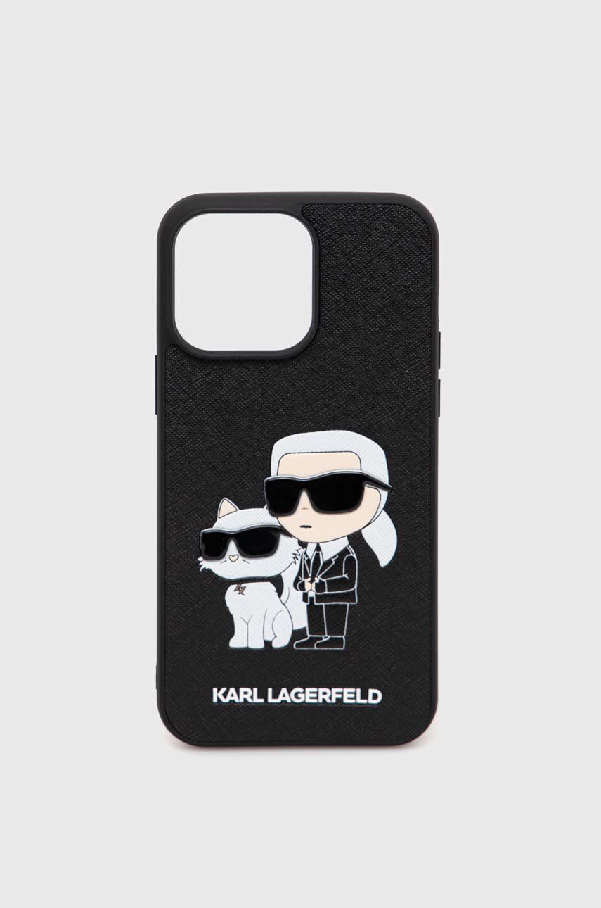 

Кейс за телефон Karl Lagerfeld iPhone 14 Pro Max в черно, Черен