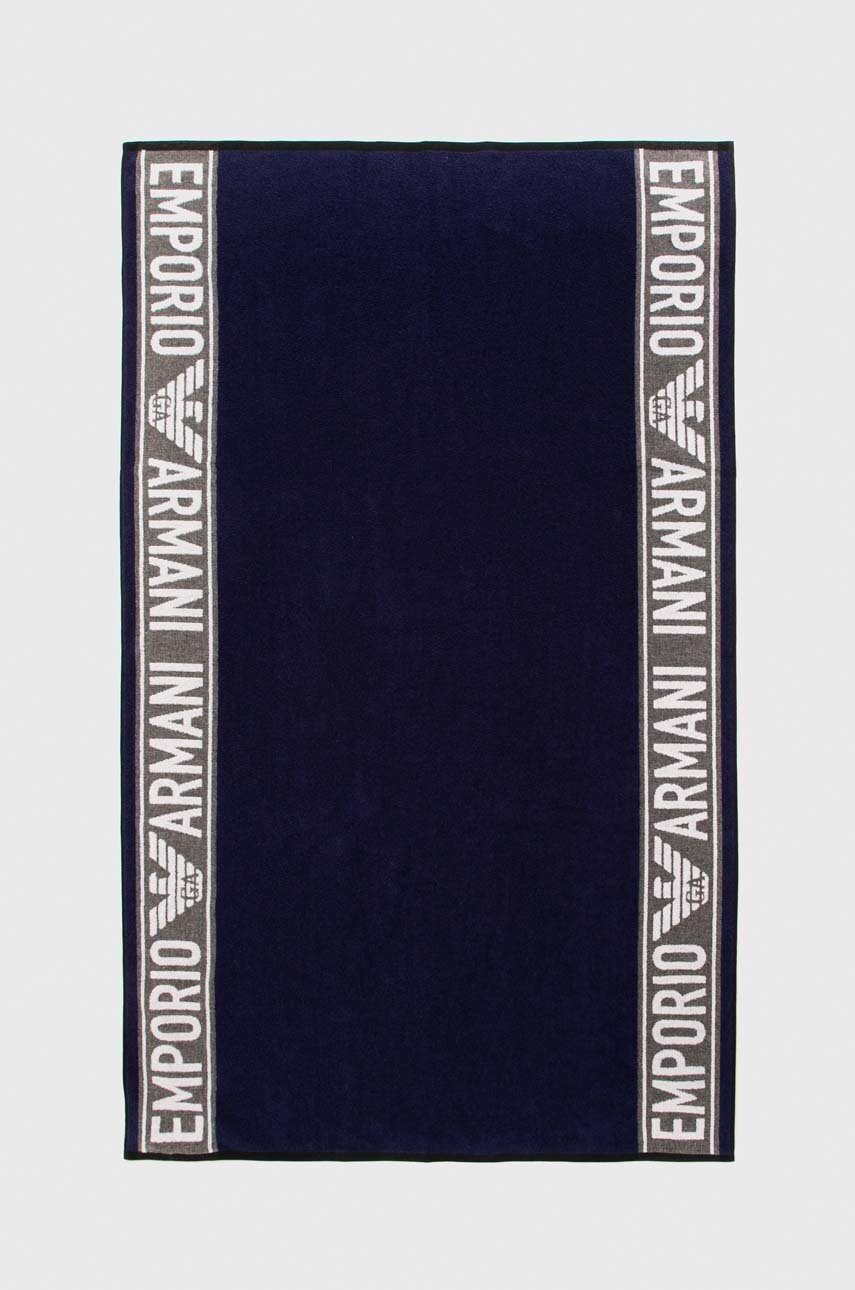 

Бавовняний рушник Emporio Armani Underwear колір синій