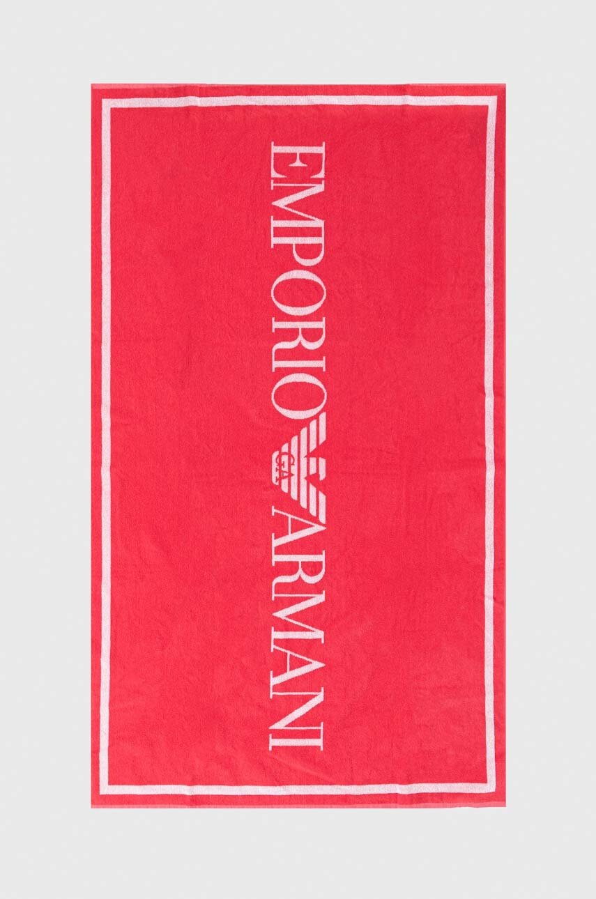 

Рушник Emporio Armani Underwear колір червоний
