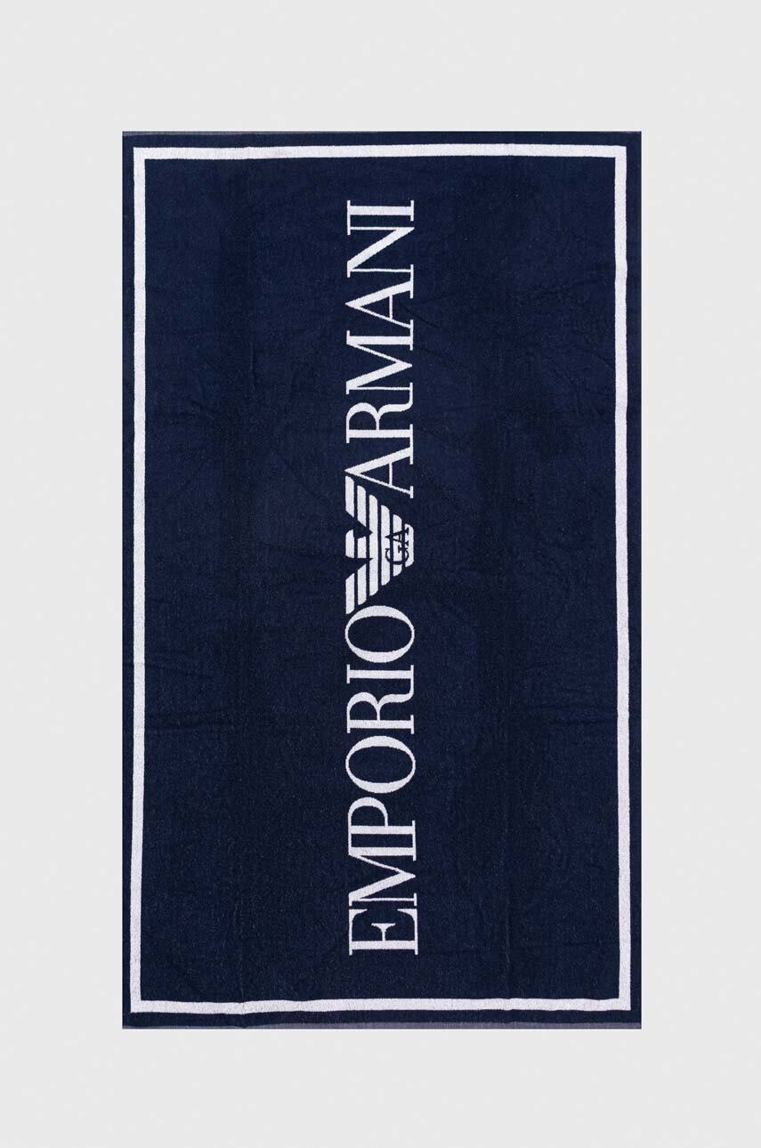 

Полотенце Emporio Armani Underwear цвет синий
