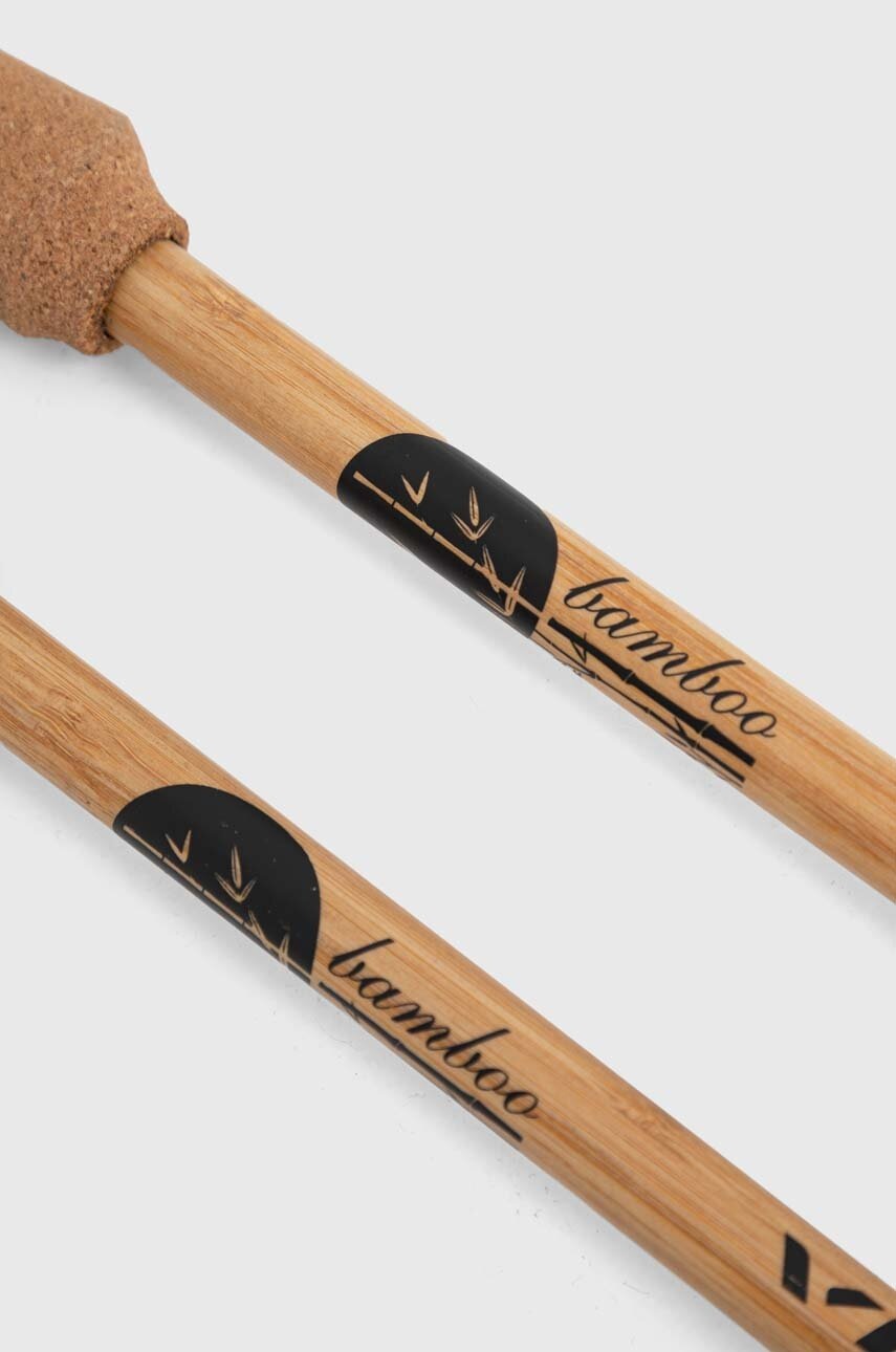 Μπαστούνια πεζοπορίας Viking Bambu Pro χρώμα: μπεζ φωτογραφία