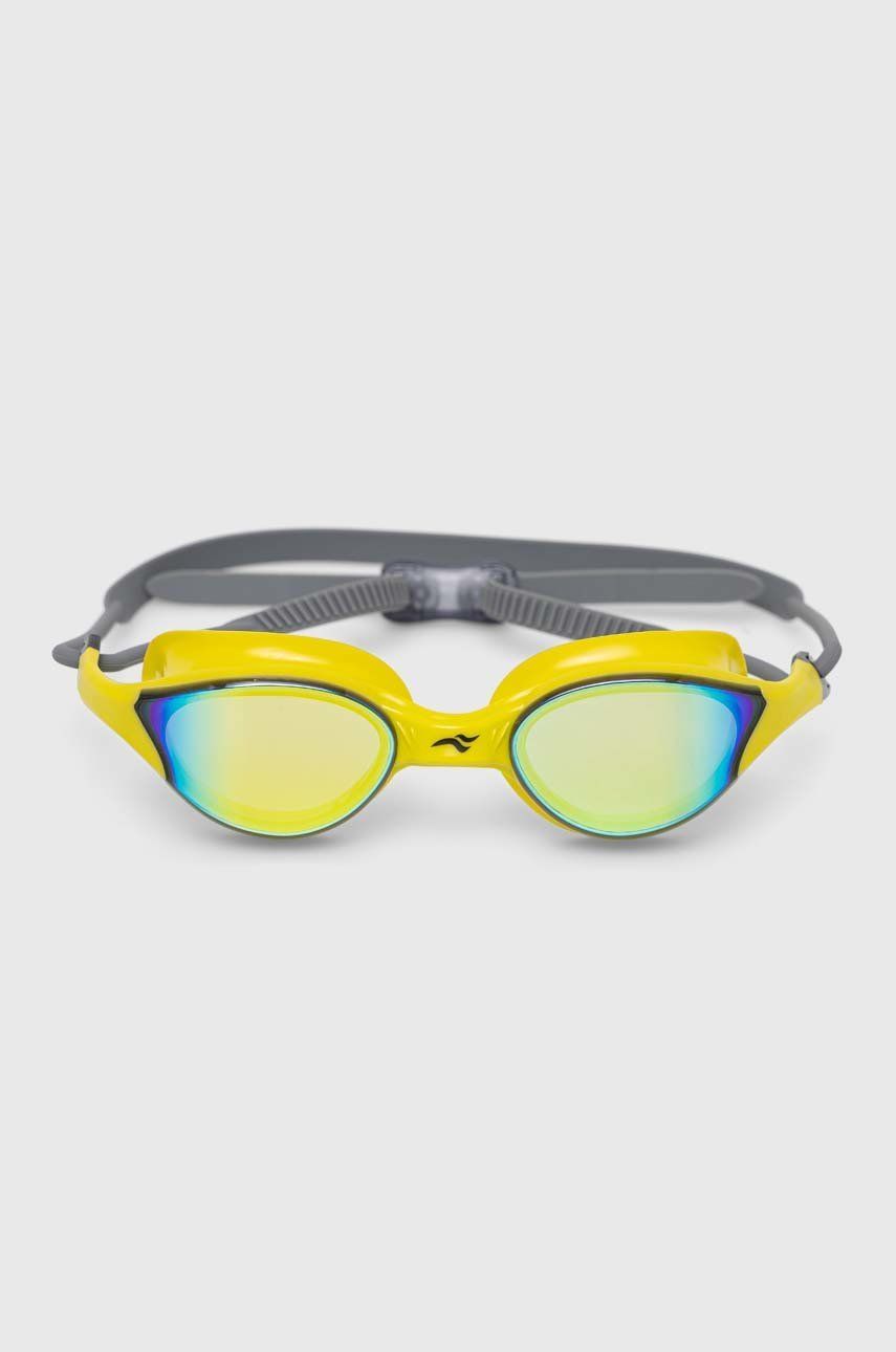 Plavecké brýle Aqua Speed Vortex Mirror zelená barva - zelená -  100 % Umělá hmota