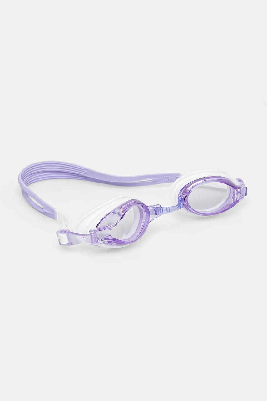 Nike ochelari înot Chrome culoarea alb, NESSD127 - 0 | YEO