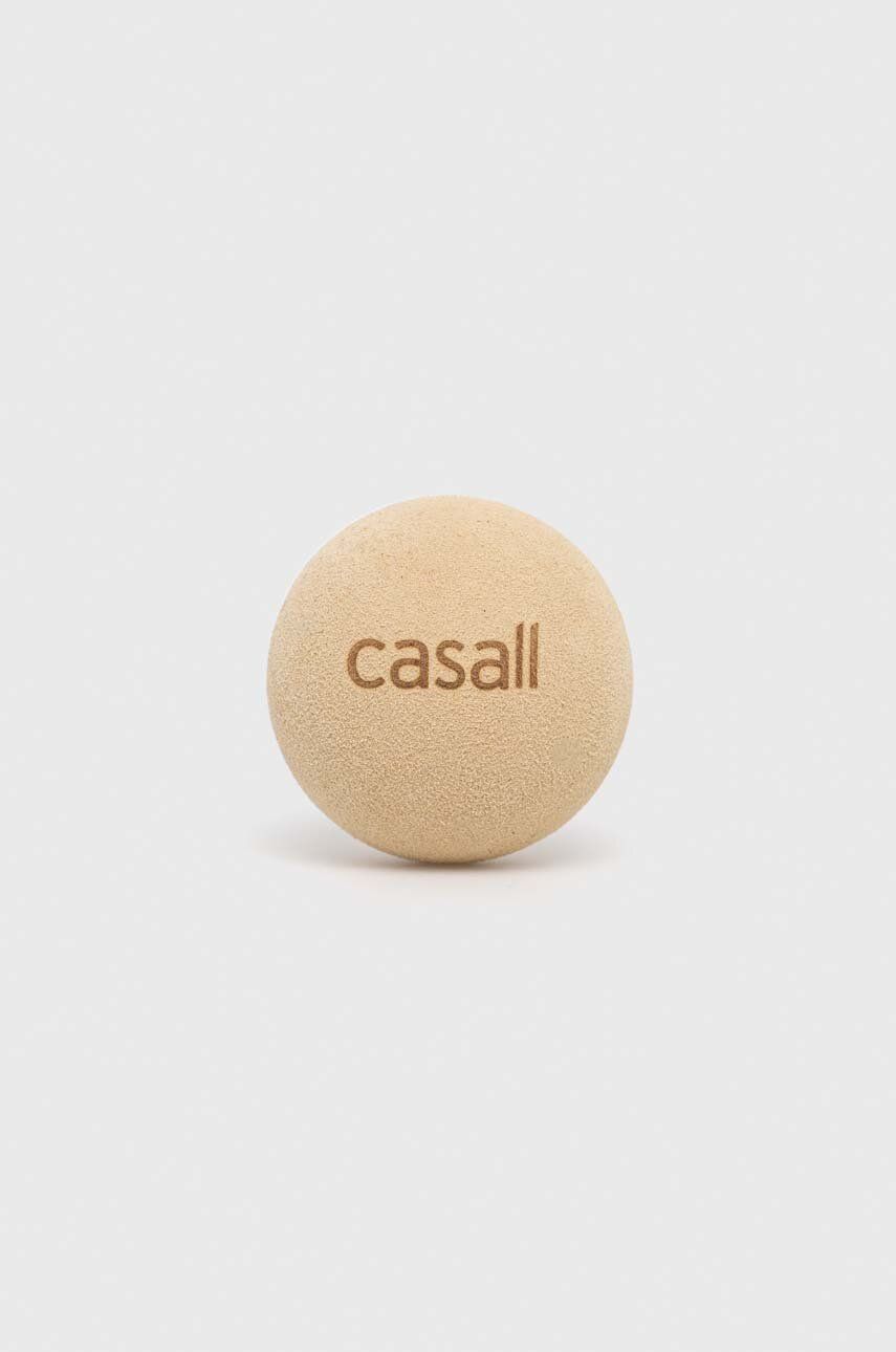Masážní míč Casall béžová barva - béžová -  Polyethylen