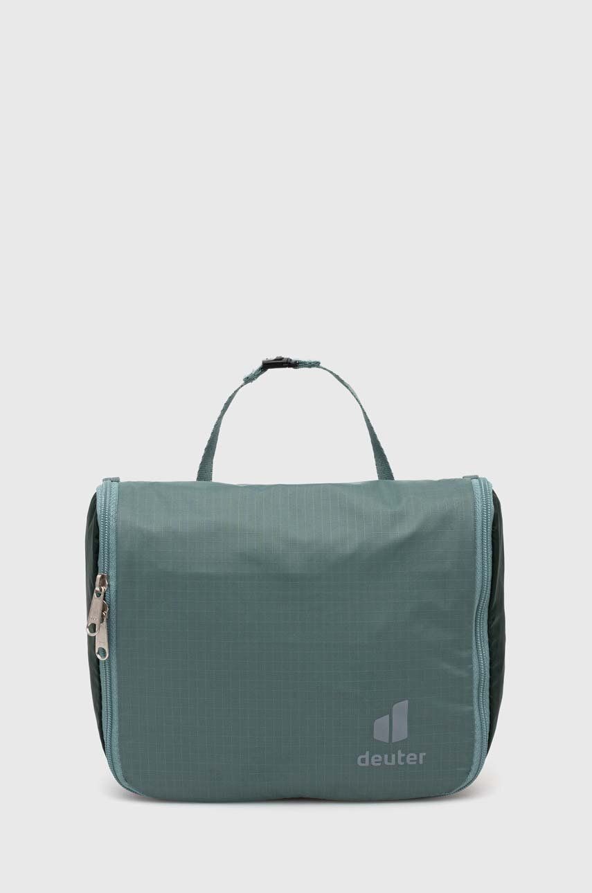 Kosmetická taška Deuter Wash Center Lite I zelená barva, 393052122750