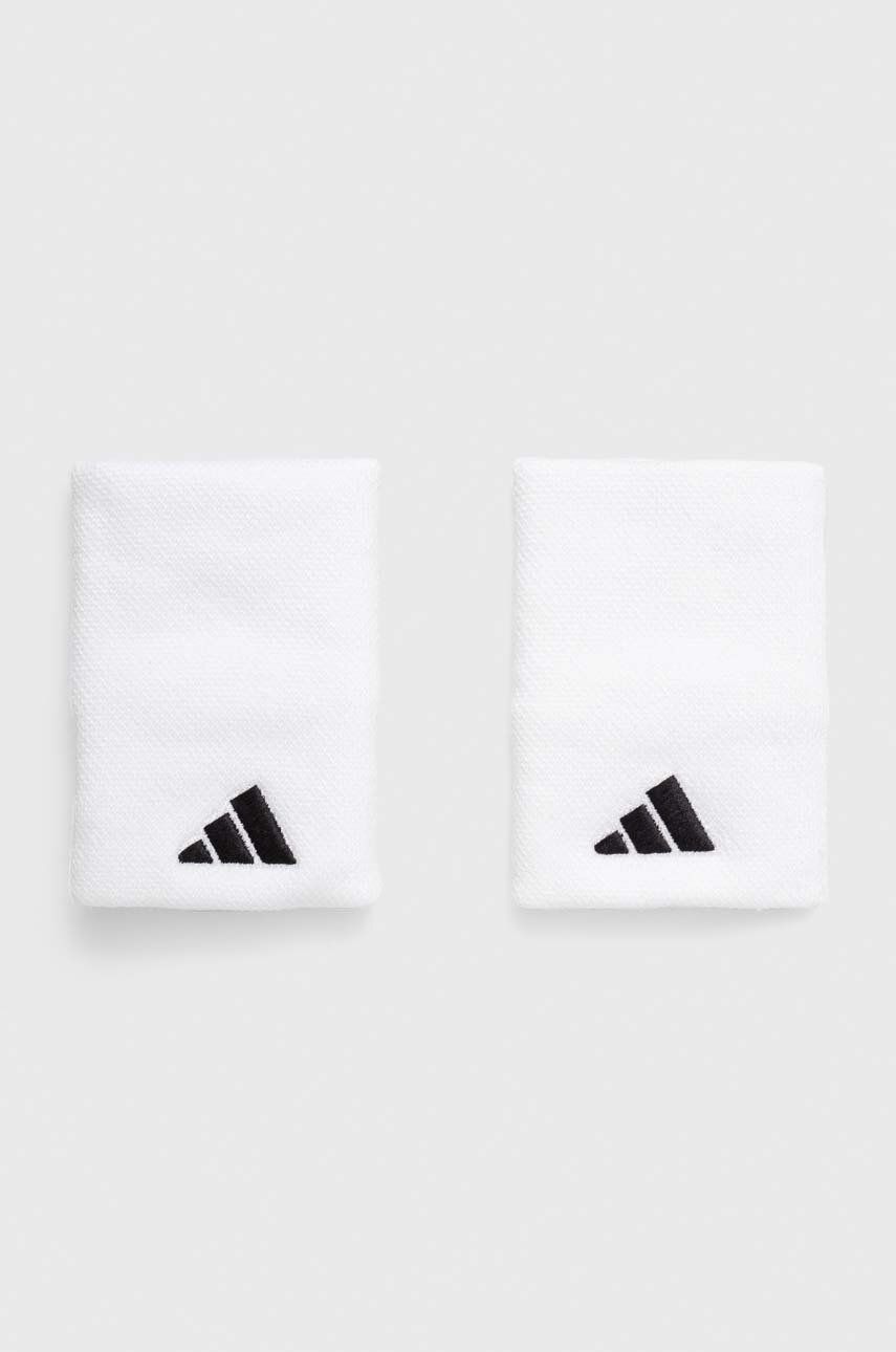 adidas Performance benzi pentru încheietură 2-pack Tennis culoarea alb HT3911