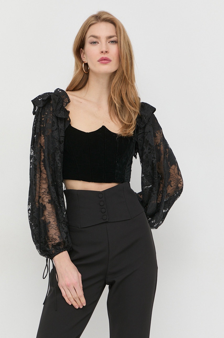 

Топ For Love & Lemons жіноча колір чорний
