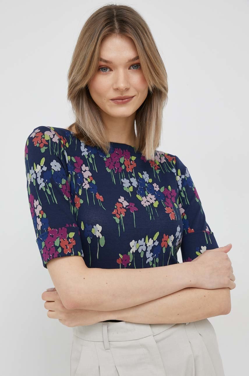

Футболка Lauren Ralph Lauren жіноча колір синій