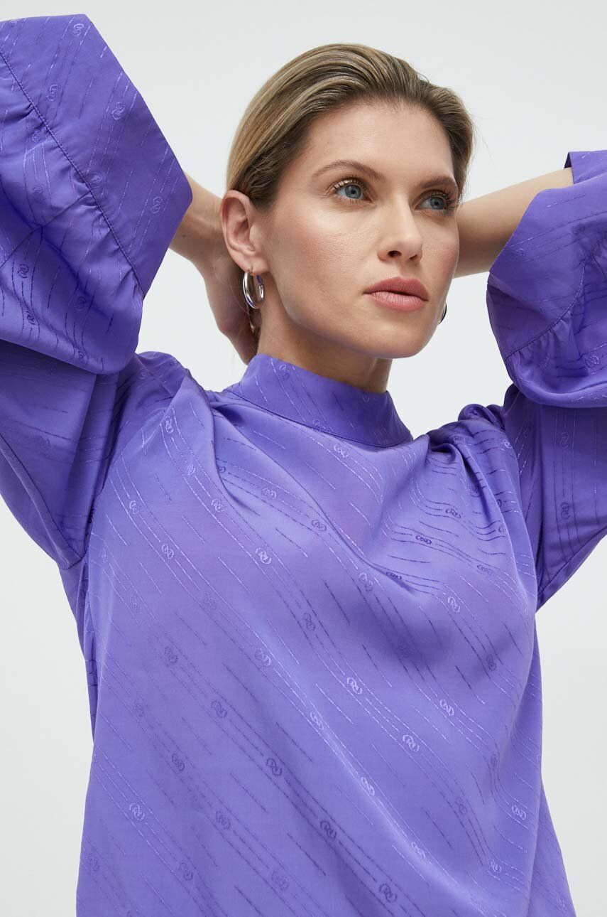 Gestuz bluza femei, culoarea violet, modelator