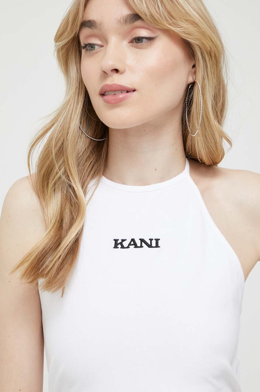 Karl Kani top femei, culoarea alb