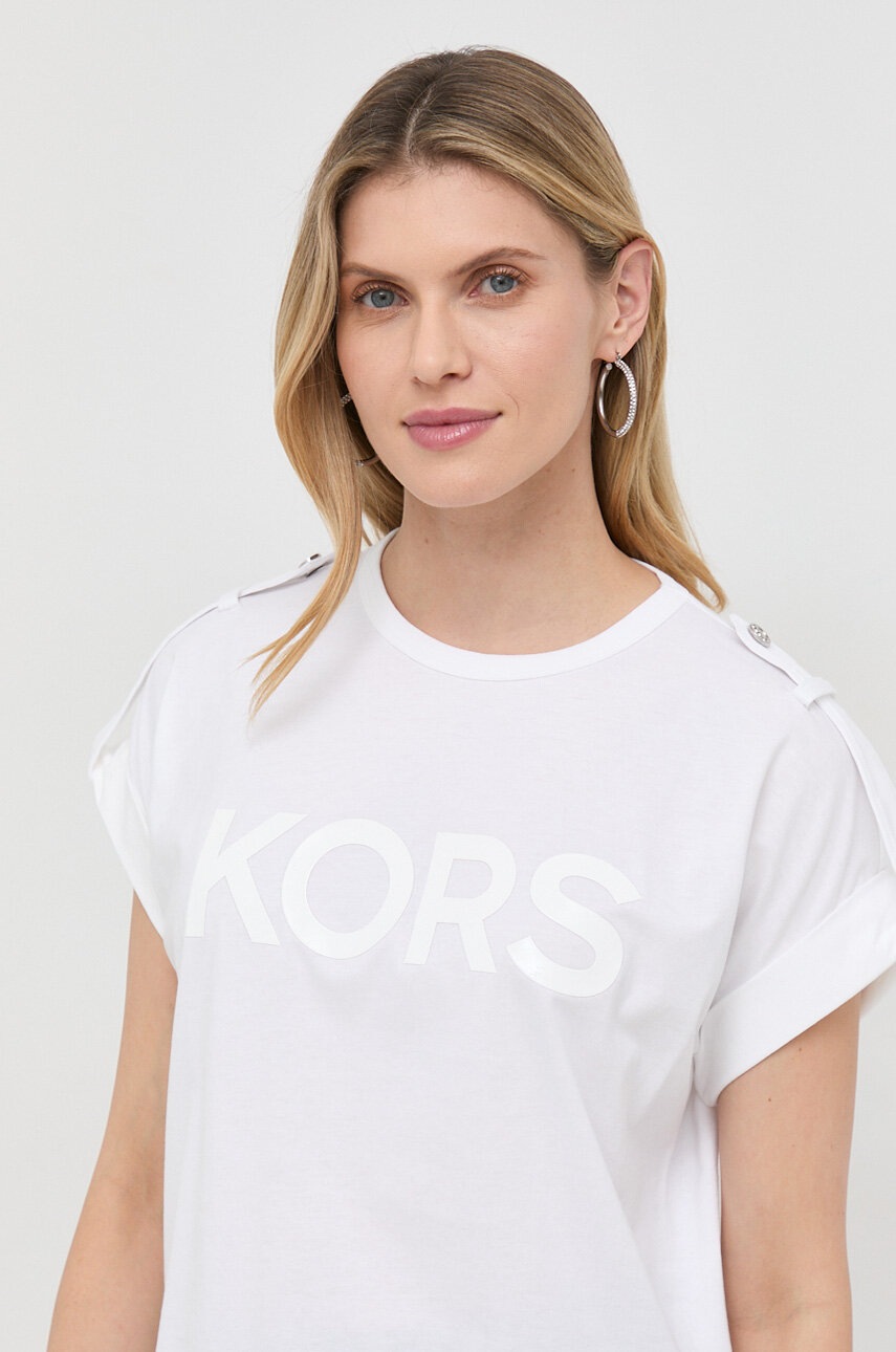 MICHAEL Michael Kors tricou din bumbac Culoarea alb