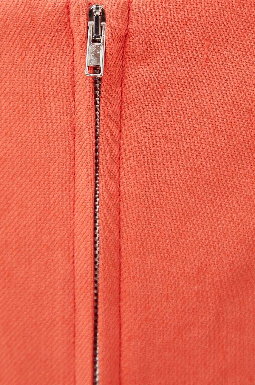 Λευκό Top Drykorn χρώμα: πορτοκαλί φωτογραφία