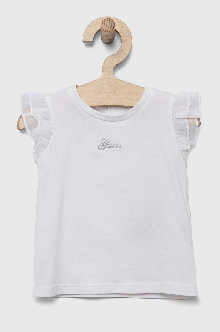 

Детска тениска Guess в бяло, Бял