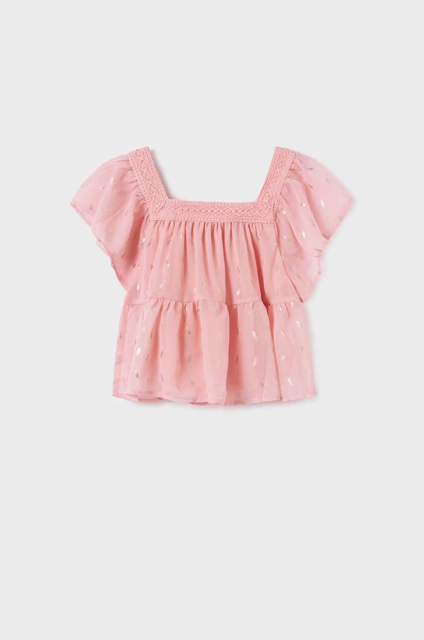 Дитяча блузка Mayoral колір рожевий візерунок в Полтаві Дитяча блузка Mayoral колір рожевий візерунок в Полтаві