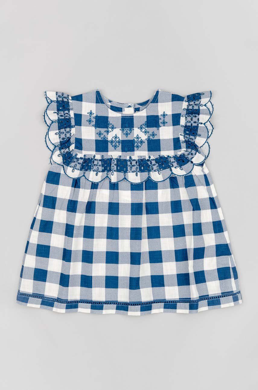 Дитяча бавовняна блузка zippy колір синій візерунок в Тернополі Дитяча бавовняна блузка zippy колір синій візерунок в Тернополі