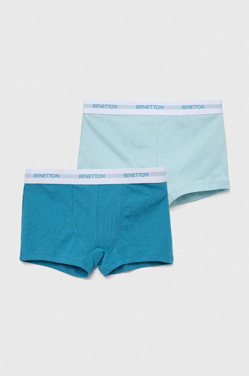 

Детски боксерки United Colors of Benetton (2 броя) в синьо, Син