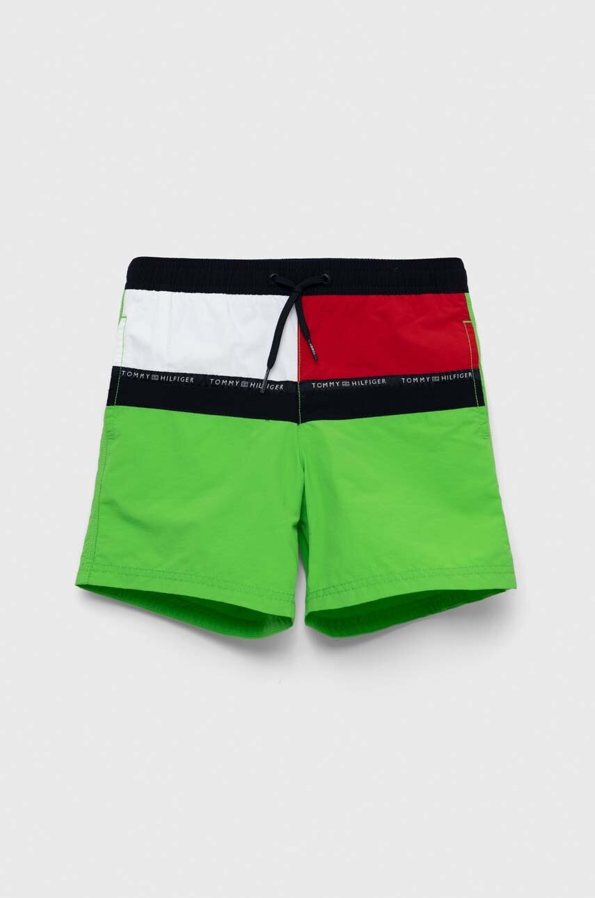 

Детские шорты для плавания Tommy Hilfiger цвет зелёный