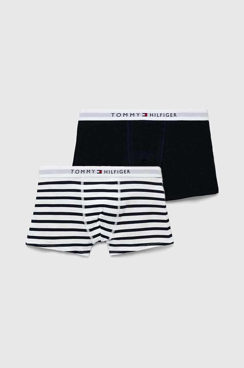 

Дитячі бавовняні боксери Tommy Hilfiger 2-pack колір синій