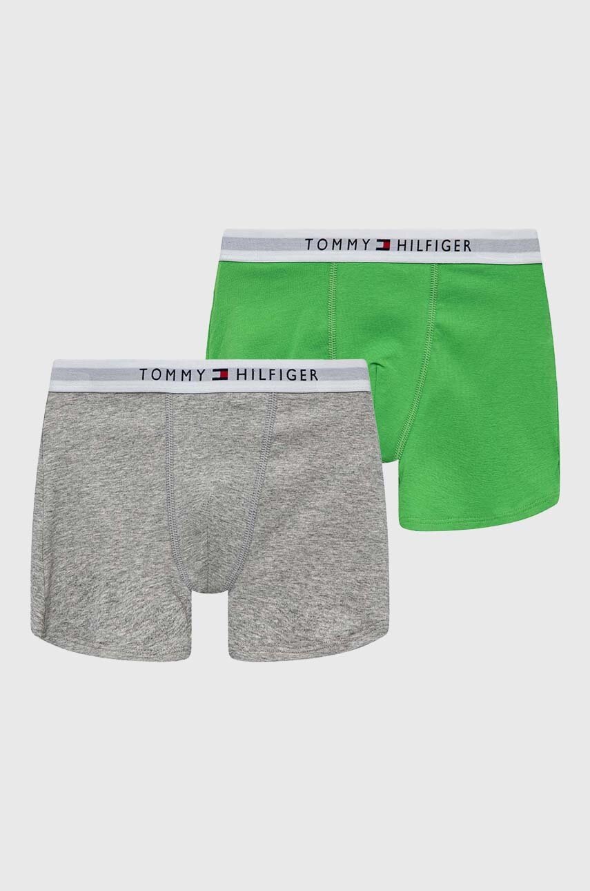 

Детски боксерки Tommy Hilfiger в зелено, Зелен