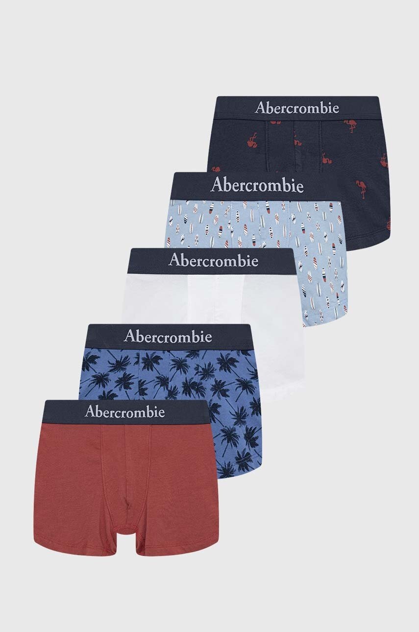 

Детски боксерки Abercrombie & Fitch (5 броя) в бордо