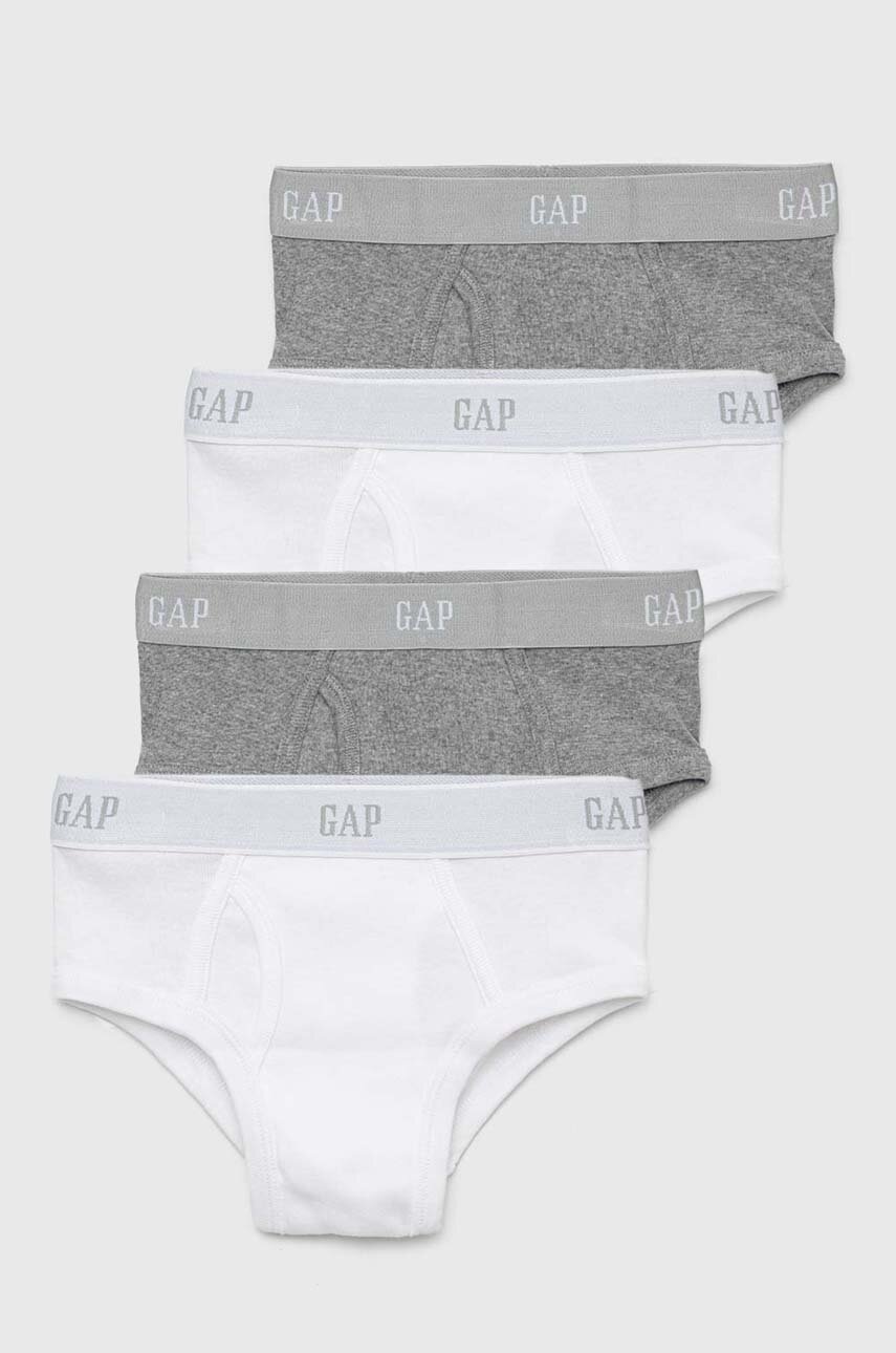 

Детски памучни слипове GAP (4 броя), Многоцветен