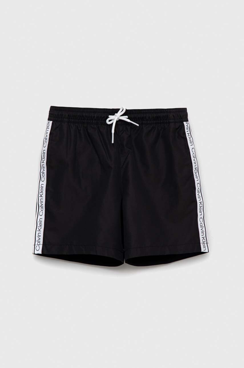 

Детски плувни шорти Calvin Klein Jeans в черно, Черен