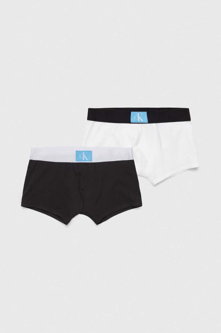 

Детски боксерки Calvin Klein Underwear (2 броя) в черно, Черен