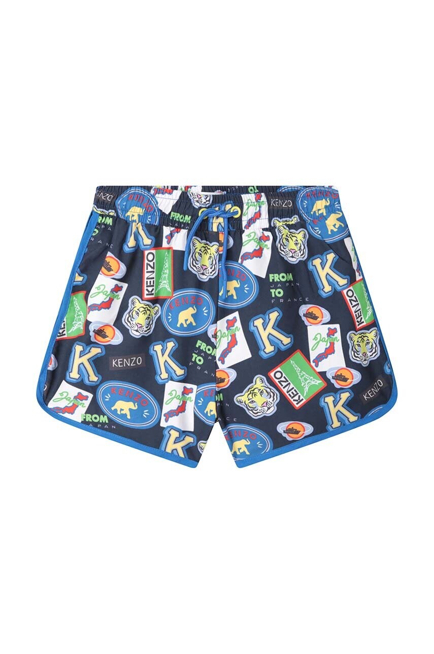 

Дитячі шорти для плавання Kenzo Kids колір синій