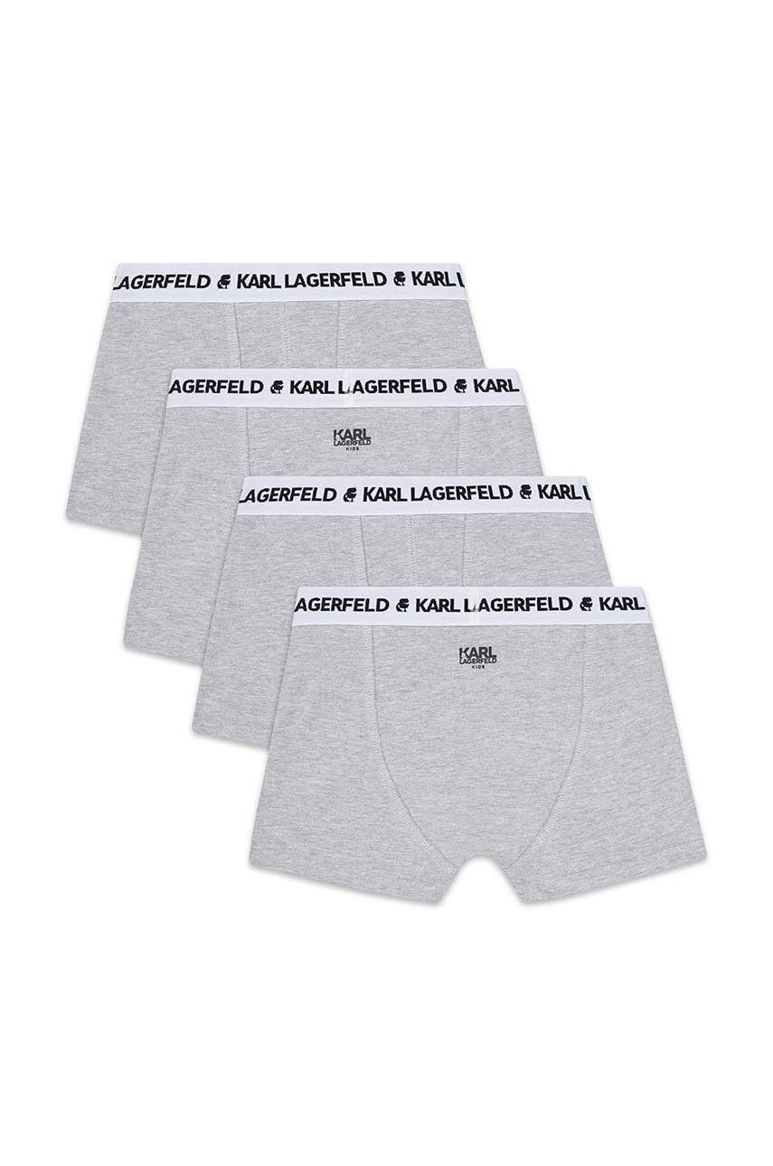 Детские боксеры Karl Lagerfeld 2 шт цвет серый