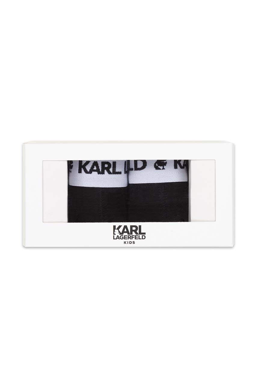 

Детские боксеры Karl Lagerfeld 2 шт цвет чёрный