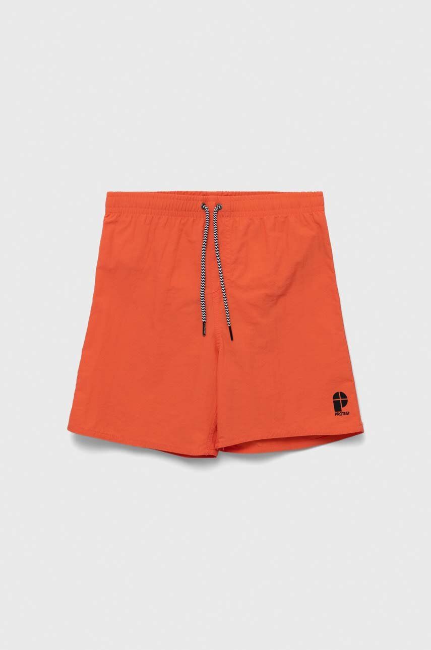 Levně Dětské plavkové šortky Protest CULTURE JR oranžová barva