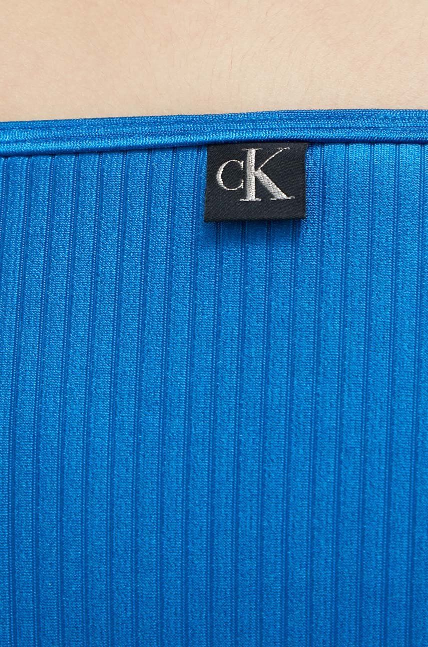 Calvin Klein brazyliany kąpielowe kolor niebieski